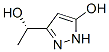 1H-Pyrazole-3-methanol, 5-hydroxy-alpha-methyl-, (alphaS)- (9CI) Struktur