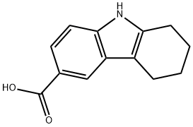 6,7,8,9-四氢-5H-咔唑-3-甲酸 结构式