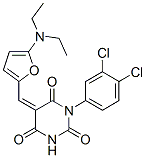 367467-74-1 2,4,6(1H,3H,5H)-Pyrimidinetrione,  1-(3,4-dichlorophenyl)-5-[[5-(diethylamino)-2-furanyl]methylene]-