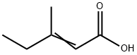 3-甲基-2-戊烯酸 结构式