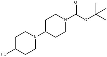 4-羟基-1,4'-联哌啶-1'-羧酸叔丁酯 结构式