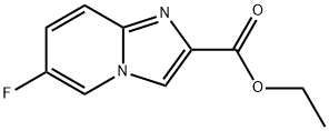 ETHYL 6-FLUORO-IMIDAZO[1,2-A]PYRIDINE-2-CARBOXYLATE Struktur