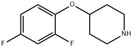 4-(2,4-二氟苯氧基)哌啶,367501-08-4,结构式
