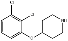 4-(2,3-DICHLOROPHENOXY)PIPERIDINE 结构式