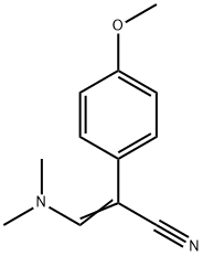 3-(DIMETHYLAMINO)-2-(4-METHOXYPHENYL)ACRYLONITRILE Structure