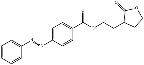 36763-88-9 4-(Phenylazo)benzoic acid 2-(tetrahydro-2-oxofuran-3-yl)ethyl ester