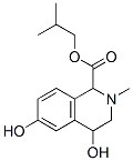 1,2,3,4-Tetrahydro-4,6-dihydroxy-2-methyl-1-isoquinolinecarboxylic acid 2-methylpropyl ester,36769-48-9,结构式