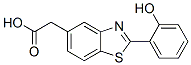 2-(2-Hydroxyphenyl)-5-benzothiazoleacetic acid Structure