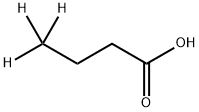 酪酸-4,4,4-D3 化学構造式