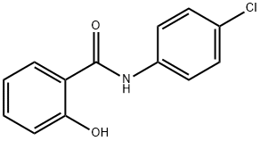 N-(4-氯苯基)-2-羟基苯甲酰胺 结构式