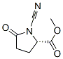 Proline, 1-cyano-5-oxo-, methyl ester (9CI)|