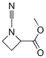2-Azetidinecarboxylicacid,1-cyano-,methylester(9CI) Struktur