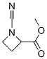 2-Azetidinecarboxylicacid,1-cyano-,methylester(9CI) Structure