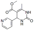 5-Pyrimidinecarboxylicacid,1,2,3,4-tetrahydro-6-methyl-2-oxo-4-(3-pyridinyl)-,methylester(9CI) Struktur