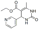 5-Pyrimidinecarboxylicacid,1,2,3,4-tetrahydro-6-methyl-2-oxo-4-(3-pyridinyl)-,ethylester(9CI) 化学構造式