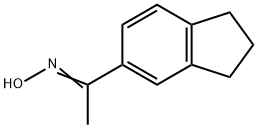 5-Acetohydroximoylindane Struktur