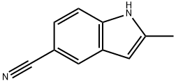 1H-Indole-5-carbonitrile,2-methyl- Struktur