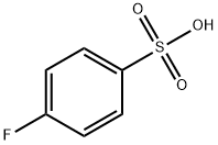 4-フルオロベンゼンスルホン酸 化学構造式