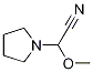 a-Methoxy-1-Pyrrolidineacetonitrile 化学構造式