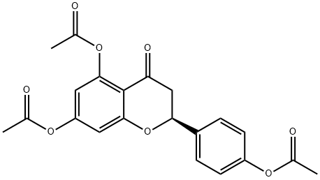 三乙酸柚皮素酯 结构式