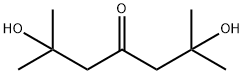 2,6-ジヒドロキシ-2,6-ジメチル-4-ヘプタノン 化学構造式