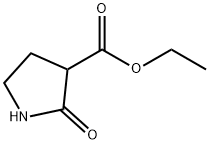 2-OXO-PYRROLIDINE-3-CARBOXYLIC ACID ETHYL ESTER Structure