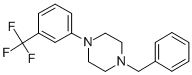 3-(4-BENZYLPIPERAZIN-1-YL)TRIFLUOROMETHYLBENZENE 结构式