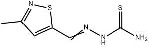 3-Methyl-5-isothiazolecarbaldehyde thiosemicarbazone Structure