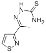 1-(3-Isothiazolyl)ethanone thiosemicarbazone 结构式