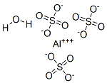 aluminum(+3) cation trisulfate hydrate|