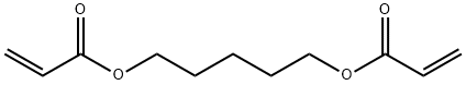 ビスプロペン酸1,5-ペンタンジイル 化学構造式
