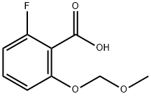 2-氟-6-(甲氧基甲氧基)苯甲酸 结构式