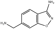 3-Amino-1,2-benzisoxazole-6-methanamine Structure