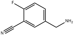 5-氨甲基-2-氟苯腈,368426-86-2,结构式