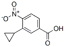 Benzoic acid, 3-cyclopropyl-4-nitro- (9CI) 结构式