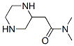 2-Piperazineacetamide,N,N-dimethyl-(9CI) Structure