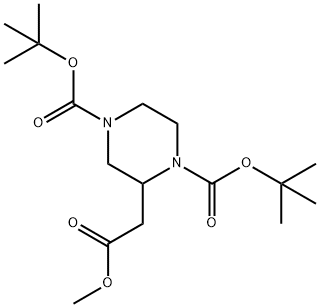 메틸1,4-DI-BOC-피페라진-2-아세테이트