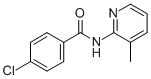 4-Chloro-N-(3-methyl-2-pyridinyl)benzamide 结构式