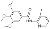 Pyridine, 3-methyl-2-(3,4,5-trimethoxybenzamido)-,36845-03-1,结构式