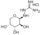 N1-BETA-D-ARABINOPYRANOSYLAMINO GUANIDINE HCL Structure