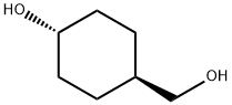 trans-4-(ヒドロキシメチル)シクロヘキサノール 化学構造式