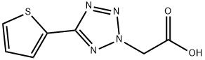 (5-THIEN-2-YL-2H-TETRAZOL-2-YL)ACETIC ACID Structure