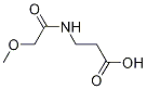 N-(2-Methoxyacetyl)-beta-alanine 化学構造式