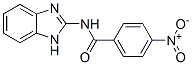 N-(1H-benzoimidazol-2-yl)-4-nitro-benzamide Struktur