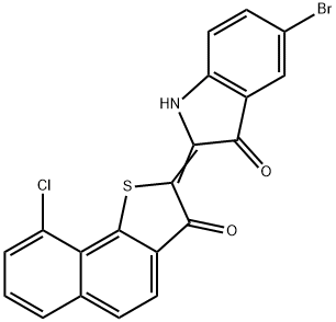 5-bromo-2-(9-chloro-3-oxonaphtho[1,2-b]thien-2(3H)-ylidene)-1,2-dihydro-3H-indol-3-one