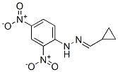 Cyclopropanecarbaldehyde (2,4-dinitrophenyl)hydrazone Structure