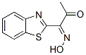 1,2-Propanedione,1-(2-benzothiazolyl)-,1-oxime(9CI) Structure