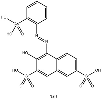 Dinatrium-4-[(o-arsonophenyl)azo]-3-hydroxynaphthalin-2,7-disulfonat