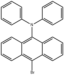 9-BroMo-10-(N,N-diphenylaMino)anthracene Structure