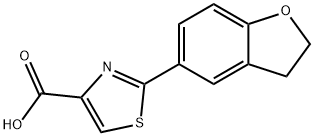 2 - (2,3 -二氢- 1 -呋喃- 5 -基)-1,3 -噻唑- 4 -羧酸,368869-97-0,结构式